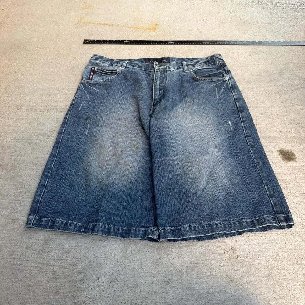 Phat Farm Men's Blue Denim Jean Shorts Size 38